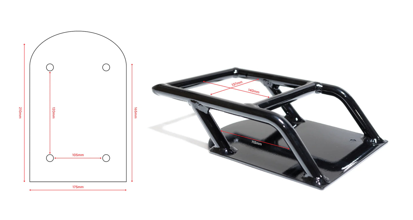 Fatboy Rear Rack Adapter